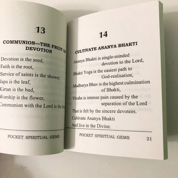 2008 Pocket Spiritual  Gems by Swami Sivananda Pocket Book - Picture 6 of 14